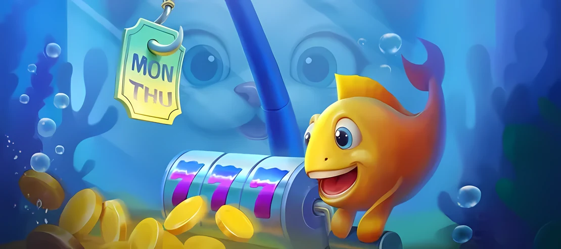 Weekday reload at Spinfin Casino with 77% up to £700 and 50 free spins