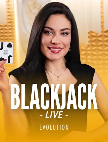 Blackjack Lobby dealt by Evolution at Spinfin Casino