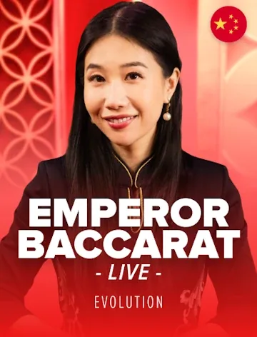Emperor Baccarat at Spinfin Casino, hosted by Evolution