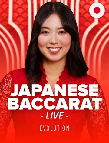 Japanese Baccarat dealt by Evolution at Spinfin Casino
