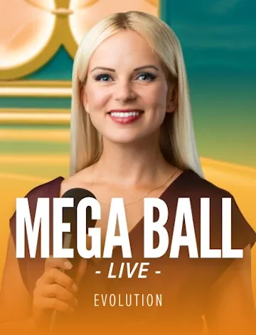 Mega Ball by Evolution at Spinfin Casino